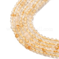 Природный цитрин бисер нитей G-I289-02