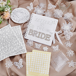 DIY-Kits für Hochzeits- und Braut-Fotoalben aus Papier&nbsp;AJEW-FG0008-67