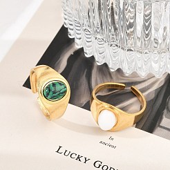 Кольца-манжеты из нержавеющей стали 304 RJEW-Z078-19G