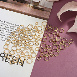 100 шт. латунные разрезные кольца&nbsp;FIND-HY0005-04B