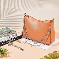 Двухслойные цепи из сплава и железа для джинсовых брюк AJEW-WH0038-37P