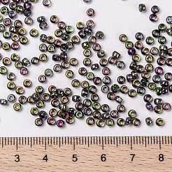 MIYUKIラウンドロカイユビーズ  日本製シードビーズ  （rr4571)マジックオーキッド  8/0  3mm  穴：1mm  約19000~20500個/ポンド&nbsp;SEED-G008-RR4571