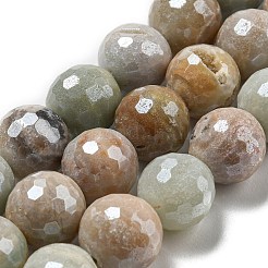 Природных амазонит бисер нитей G-O164-02-12mm