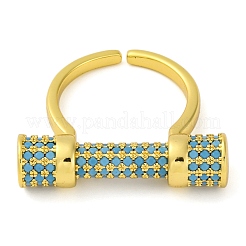 Кольца-манжеты из латуни с микропаве из кубического циркония для женщин KK-M021-02G-02