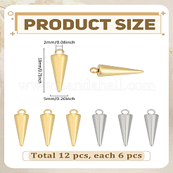 Подвески из нержавеющей стали 304&nbsp;STAS-LP0004-12E