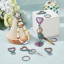 10 шт. поворотные застежки из сплава в форме сердца FIND-PH0009-04