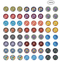 Flatback стеклянные кабошоны для поделок проектов GGLA-PH0004-27D