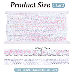 Металлизированная кружевная отделка&nbsp;OCOR-WH20020-24B