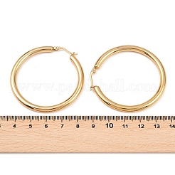 Кольцо серьги-кольца из нержавеющей стали 304&nbsp;LS-EJEW-L142-008