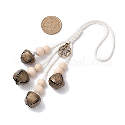 Campana colgante de hierro decoracion&nbsp;HJEW-JM02249-02