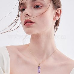 Подвески из натурального аметиста  FIND-FG0001-62