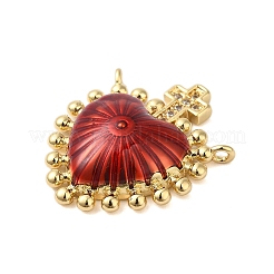 Покрытие стойки латунь микропаве прозрачные подвески из кубического циркония&nbsp;KK-S372-02G