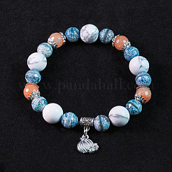 60 шт. 6 вида бусин в тибетском стиле в европейском стиле FIND-GO0001-27