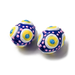 Стеклянные эмалевые бусины&nbsp;GLAA-C038-01G
