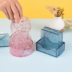 Tassenmatten Silikonformen Sets&nbsp;DIY-SZ0002-48