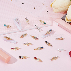 36 cabochon en alliage de strass de 18 styles&nbsp;MRMJ-OC0003-52