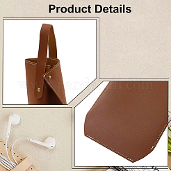 2 bolsa de cuero sintético para botellas de vino&nbsp;AJEW-CL0006-04