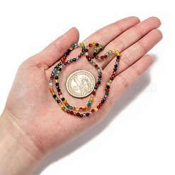 Природный агат бисер нитей&nbsp;X-G-A129-3mm-A06