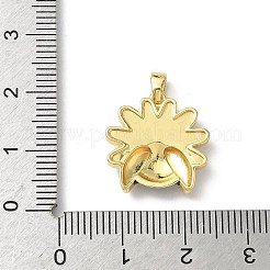 Подвески из латуни с цветной эмалью&nbsp;KK-I371-07G