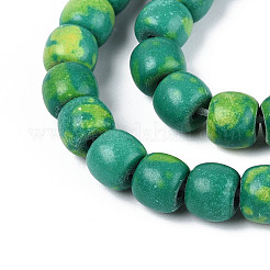 Синтетических нитей бирюзовые бусы G-N352-24A-01