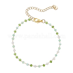 Круглые браслеты ручной работы из стеклянных бусин&nbsp;BJEW-JB13394