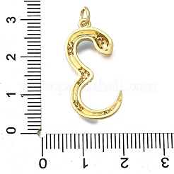 Colgante micropavé cubic zirconia de latón&nbsp;KK-I724-A03