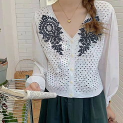 Полиэфирная вышивка цветочные кружевные аппликации DIY-WH0409-61