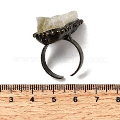 Кольца-манжеты с натуральным желтым кварцем неправильной формы G-A278-03AB-05