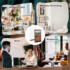 Держатель для визиток из акрила в форме прямоугольника a4 t ODIS-WH0080-26A