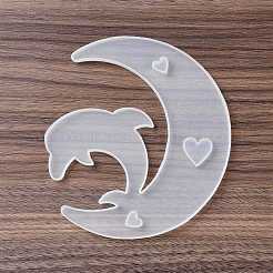 Большой кулон в форме животного на полумесяце своими руками&nbsp;LS-DIY-F125-04