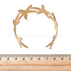 Браслеты-манжеты из нержавеющей стали Ocean 304 с эмалью для женщин BJEW-F518-02A-G