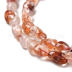 Натуральный гематоидный кварц / нитки из железистого кварца G-B047-01A-01