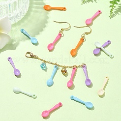 100 шт. Непрозрачные акриловые подвески&nbsp;OACR-YW0001-96