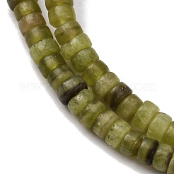 Натуральные нити бус из нефрита гетиан G-L624-I06-2x4mm