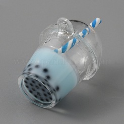 Pendentifs en résine transparente&nbsp;RESI-WH0029-45E