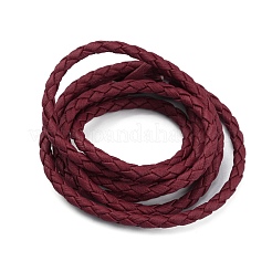 Cordons en cuir pu tressé&nbsp;WL-WH0005-002G