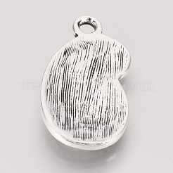 Tibetischen Stil Legierung Anhänger Emaille Fassungen&nbsp;TIBE-T011-133AS-LF