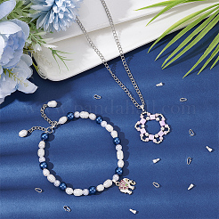 16 шт. 925 застежки-кнопки из стерлингового серебра FIND-BC0003-96