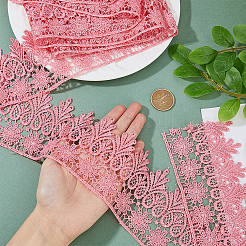 7.5 ярд полиэстеровой цветочной кружевной ленты OCOR-DC0001-03