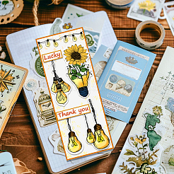 ПВХ пластиковые прозрачные штампы&nbsp;DIY-WH0631-0599