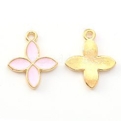 Подвески из эмалевого сплава с покрытием из легкого золота X-ENAM-R136-15B