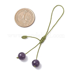 4 шт. подвеска из вишневого камня для мобильных аксессуаров&nbsp;HJEW-TA00422