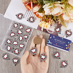 24 шт. Подвески из сплава с эмалью ENAM-SC0007-74