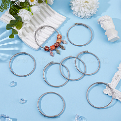 24 Stück Armreifen aus 304 Edelstahl in Seilform für Frauen&nbsp;BJEW-HS0001-02