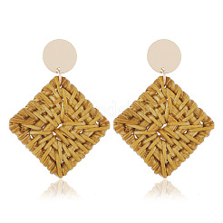 Серьги-гвоздики из сплава ротанга&nbsp;FS-WGA068A-06