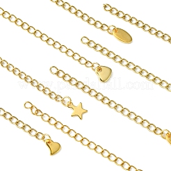 12 шт. 4 стиля удлинитель цепи из нержавеющей стали 304&nbsp;FIND-FS0002-96A