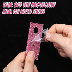 1 набор блестящих акриловых подвесок для бокалов для вина AJEW-GL0001-95