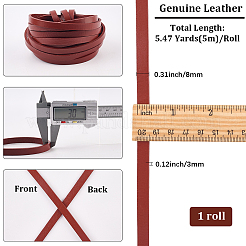 5 м коровьей кожаный шнур&nbsp;WL-GF0001-29C-03