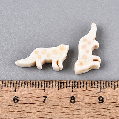 Окрашенные синтетические бирюзовые бусы нити TURQ-T004-17A