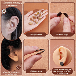 10 шт. серьги-манжеты Vortex из нержавеющей стали 304 EJEW-UN0002-76G